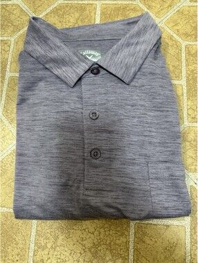 Callaway Golf Polo Mens 2XL Purple Performance EUC